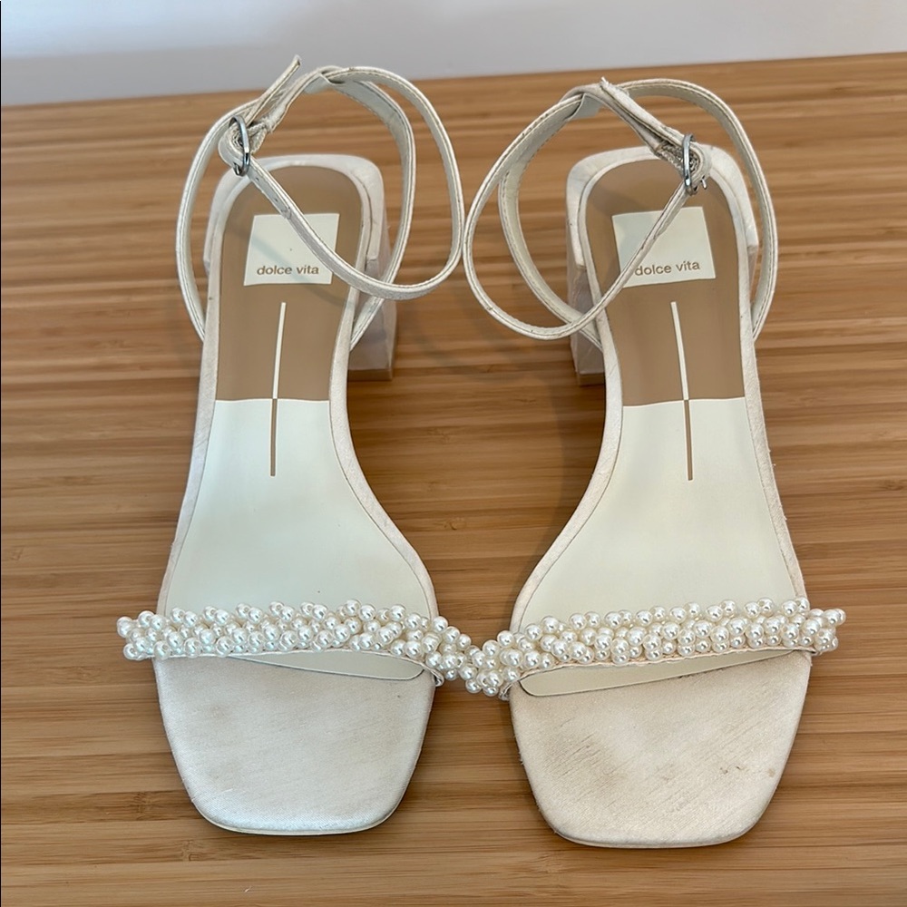 Dolce Vita Zalima Heel in Vanilla Pearls